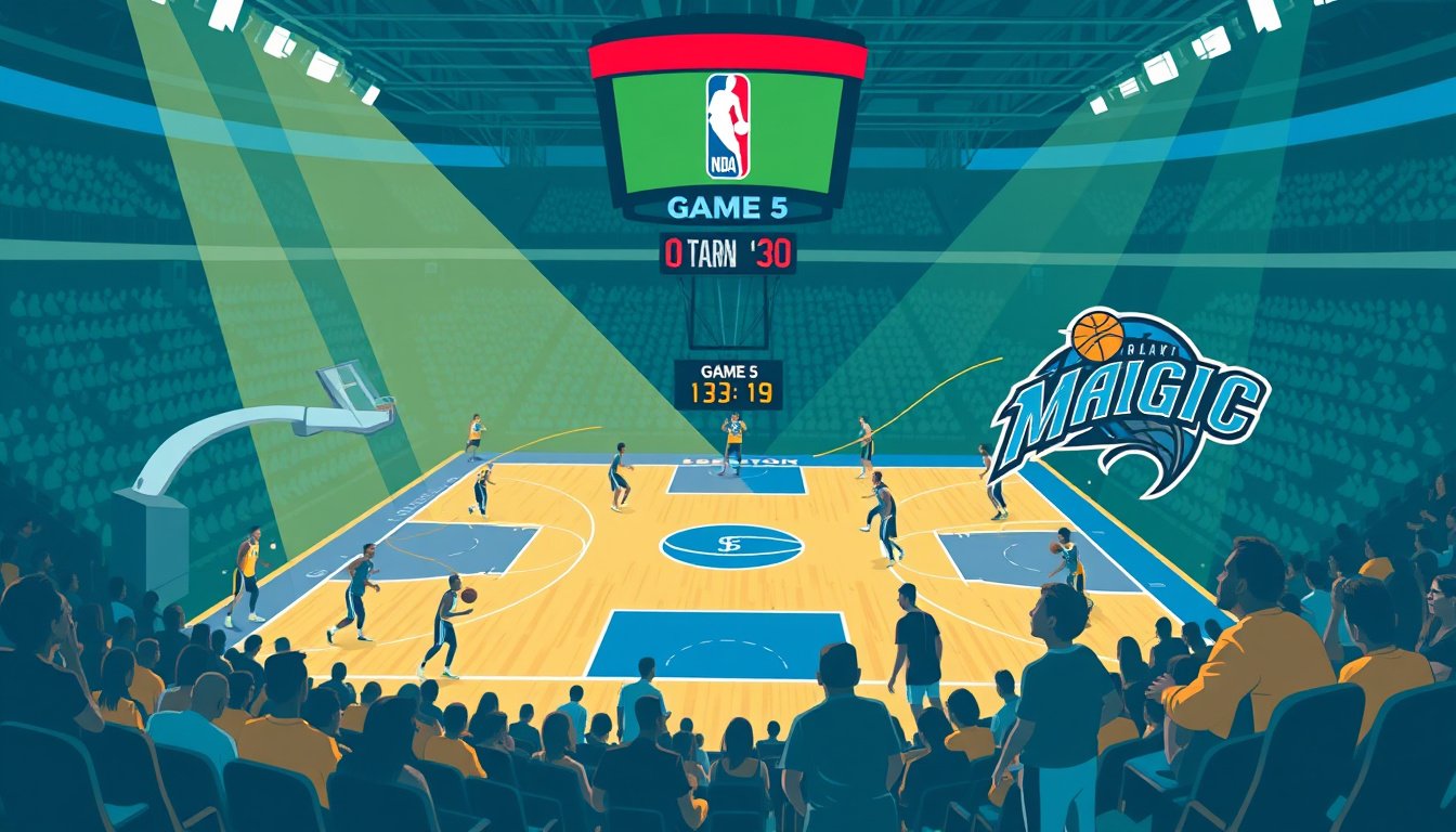 NBA Shifts the Game Clock: A Surprising Start Time for Celtics vs. Magic Clash in Game 5